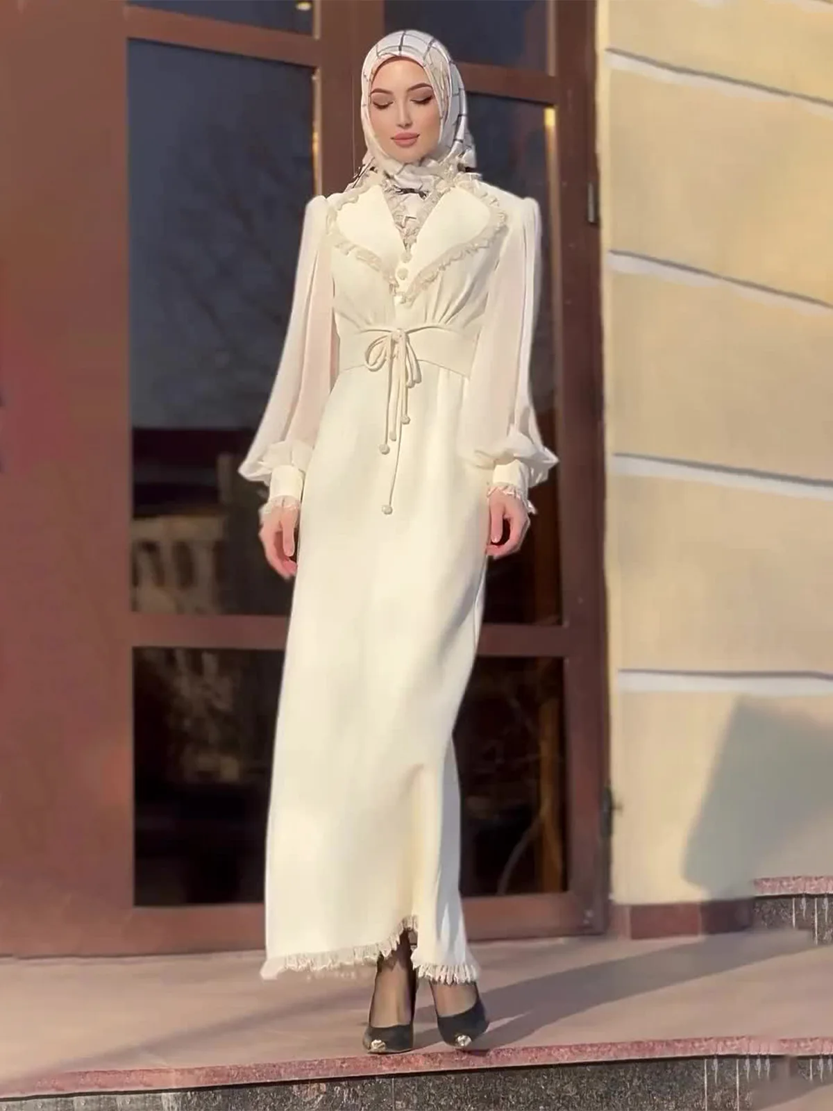 Spring 2025 New Design Elegant Long Sleeve Long Dress Comfortable Dress Women Comfortable Niche, Elegant Dating