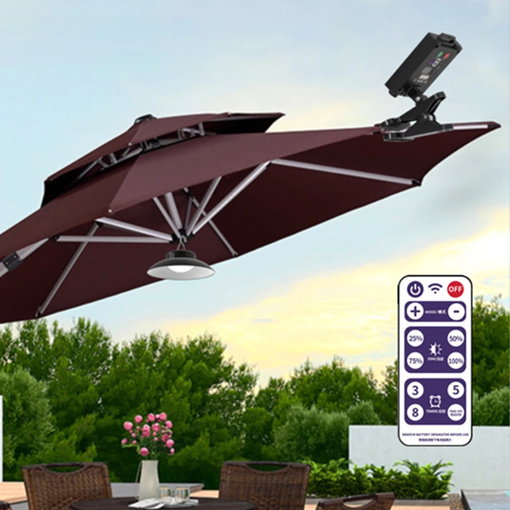 Solar LED Umbrella Lights Remo - Umbrella Led Clip ulasan dan harga