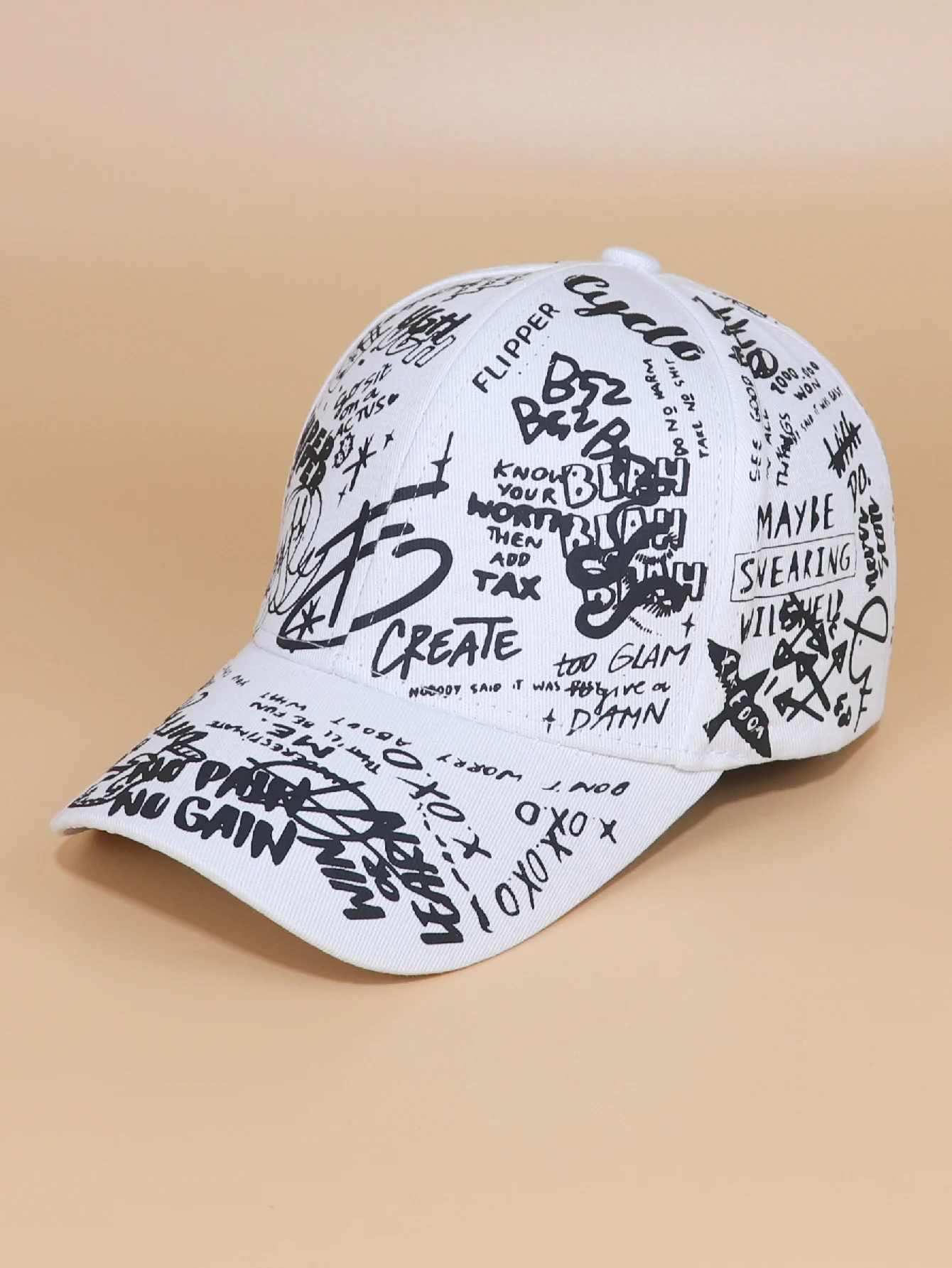 Stylish graffiti baseball caps outdoor cap truckers men and women can wear personalized sun hats