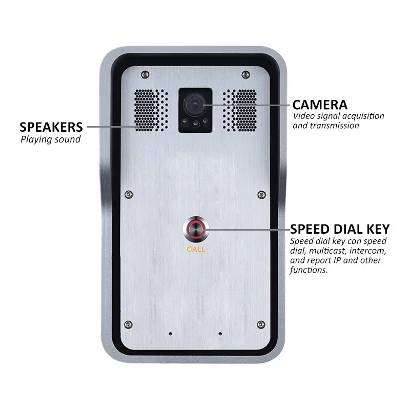 نظام الاتصال الداخلي المرئي بالفيديو مجموعة كاملة من المبيعات المباشرة لمنتجات المعدات