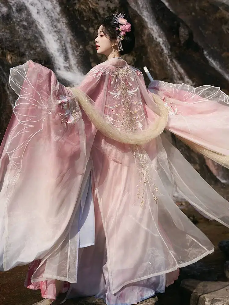 Hanfu Dress Women Chinese Traditional Tang Dynasty Fairy Costume Ancient Folk Dress Female Han Dynasty Oriental Princess Dress