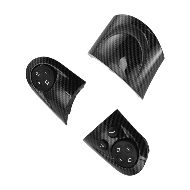 

Кнопка переключения на рулевом колесе из углеродного волокна, накладка для MINI Cooper R55 R56 R57 R58 R59 R60 R61, автомобильные аксессуары