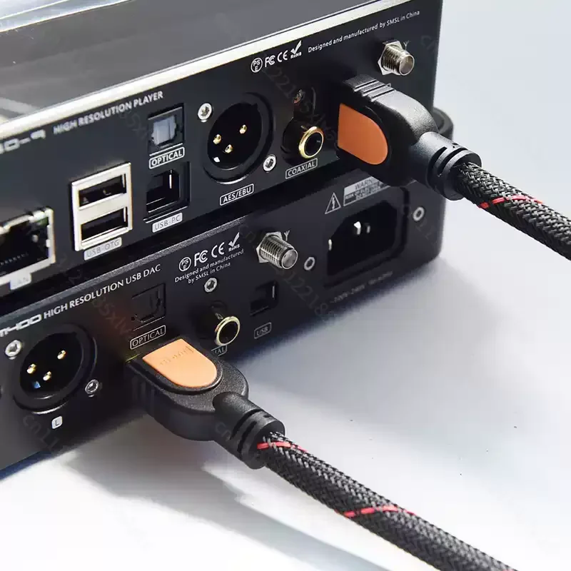 For0.5m Oxygen-Free Copper HDMI IIS Interconnect Cable for Stable I2S Digital Audio Signal Transmission HiFi DAC Connection Cord