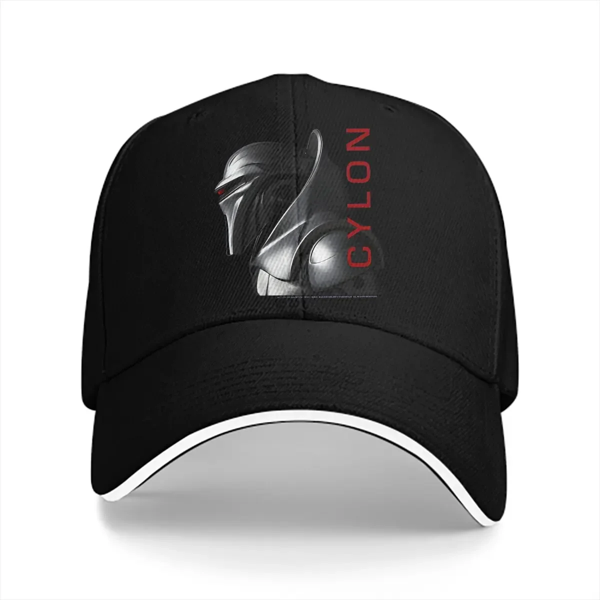 Cylon Profile Classic Baseball Caps Peaked Cap Battlestar Galactica Sun Shade Hats for Men Women