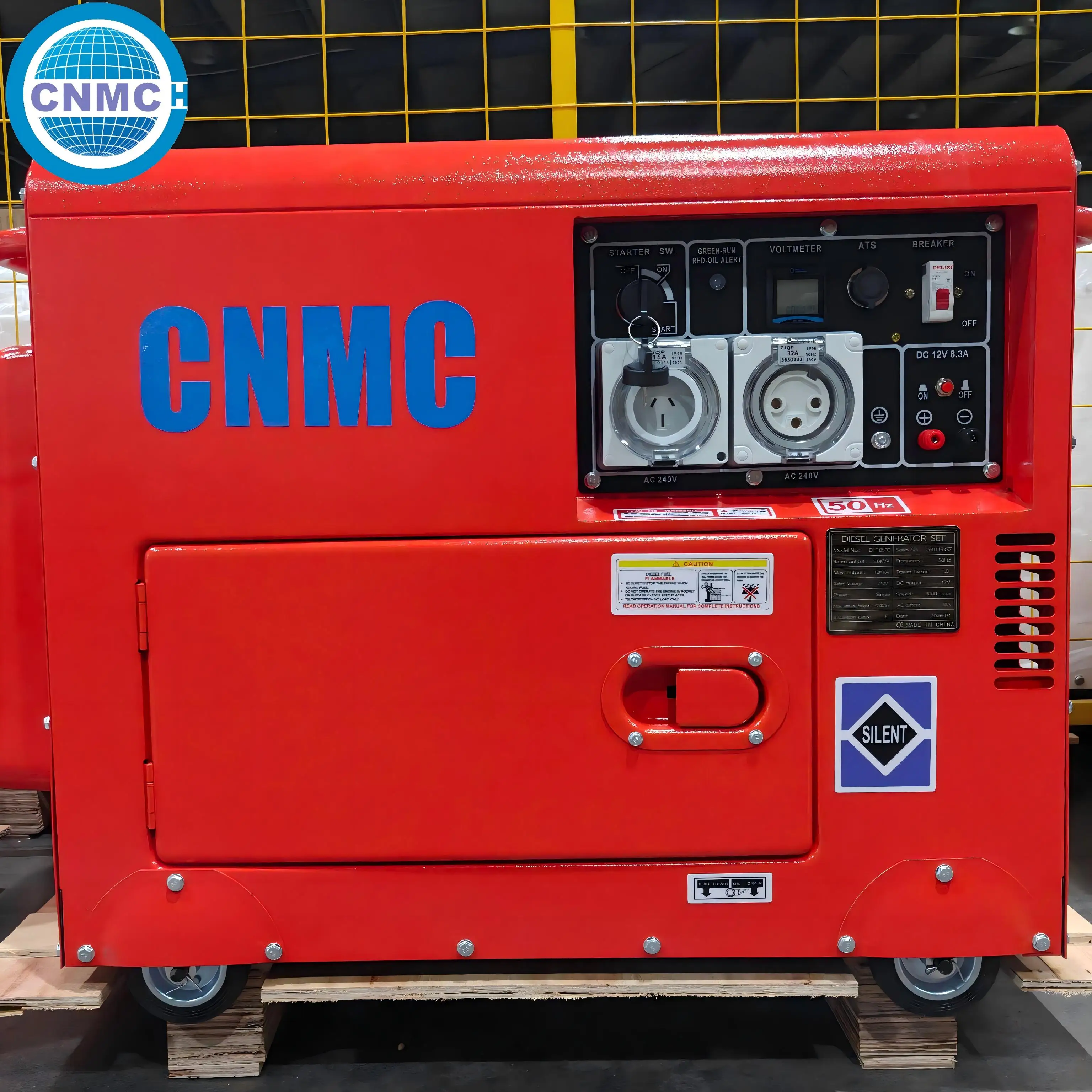 CNMC Silent Generator Portable Customizable 230V Combustion Generator Noiseless Travel Electricity Made In China CE Certified