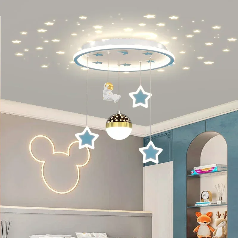 LED Children's Room Ceiling ceiling star  Guest  light Bedroom  Astronaut   Home decorationl