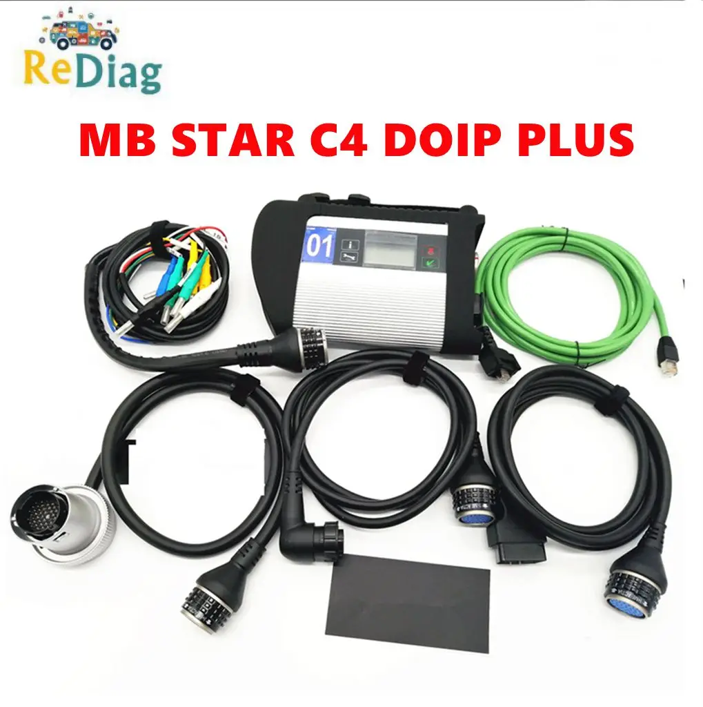 Full Chip MB STAR C4 SD Compact C4 Doip Plus Truck Diagnostic Tool With WIFI Function For Mb Star Multiplexer For Mercedes benz