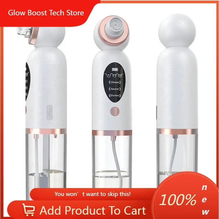 

NYSmart Library Liman Beauty Product Electric Micro Bubble Water Cycle Facial Lift Face Cleaner Silicone Blackhead Remover Acne