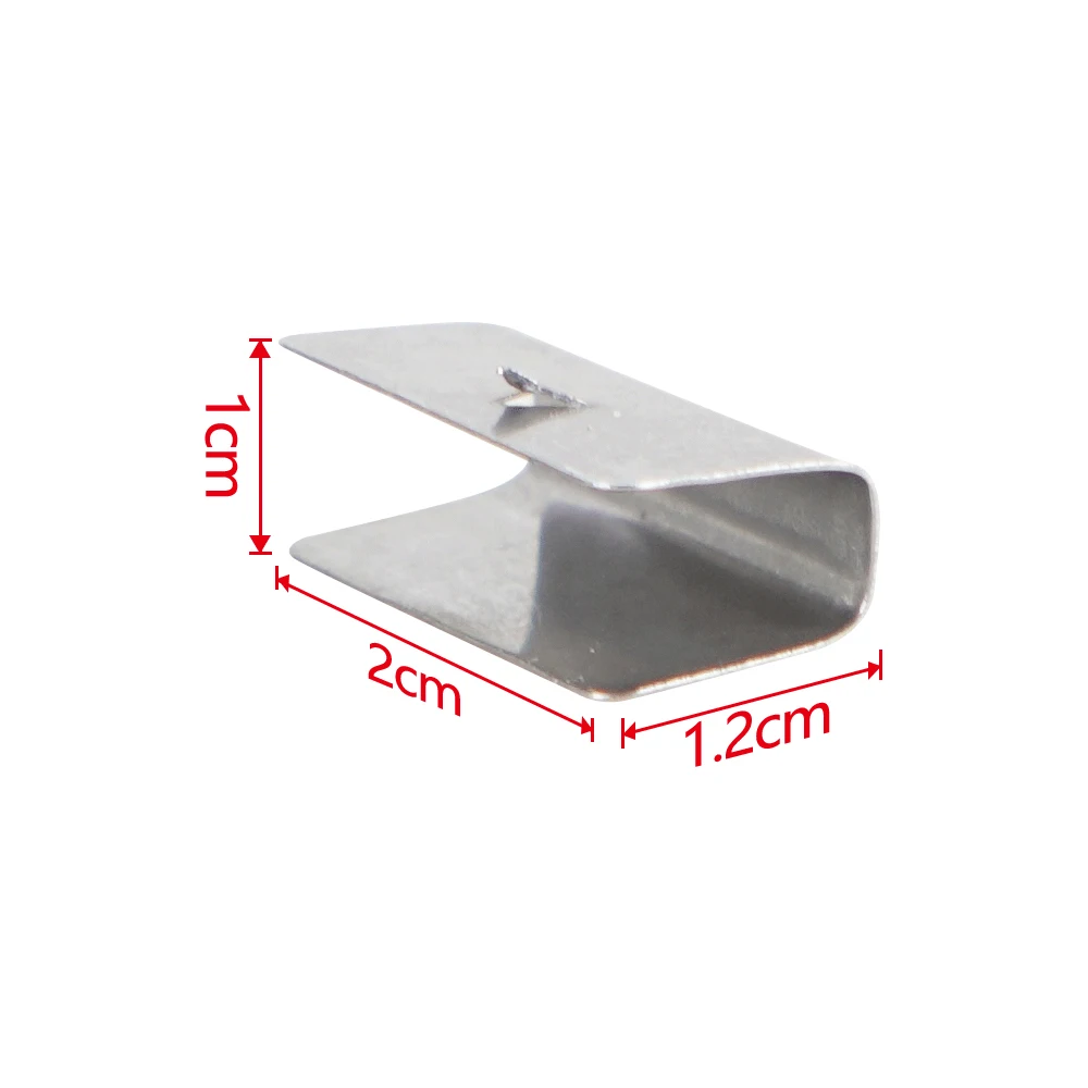1Pcs/8Pcs Car Wind Deflector Clips Stainless Steel Windshield Retaining Clips Set For HEKO G3
