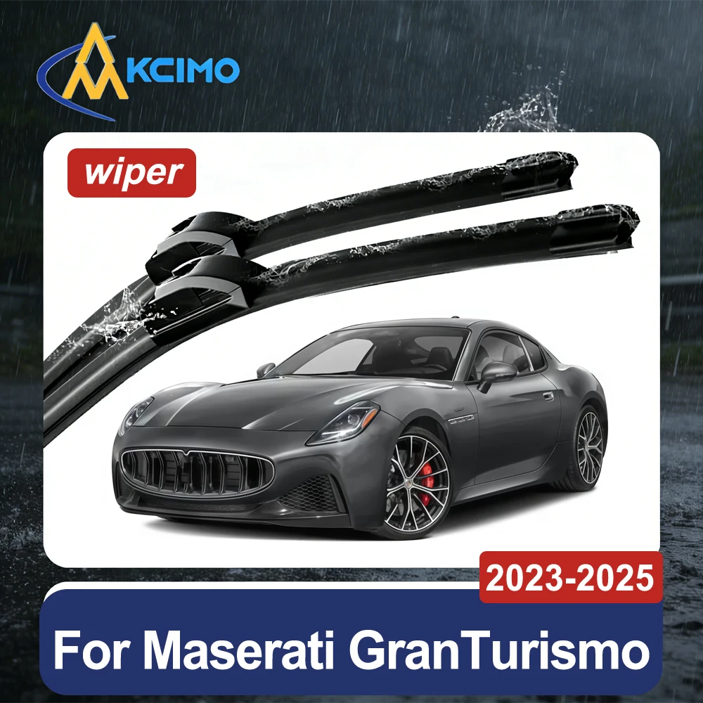 

Set of 2 Windshield Wiper Complete Pair For Maserati GranTurismo M189 2023-2025 Durable Rubber Wiper Blade Kit Perfect Fit