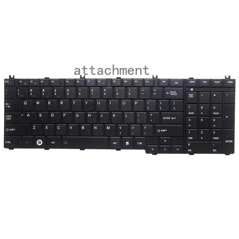 New Russian Keyboard For Toshiba Satellite L655 L655D C650 C655 C655D C660D C660D L650 C670 L650D L755 RU Keyboard Black