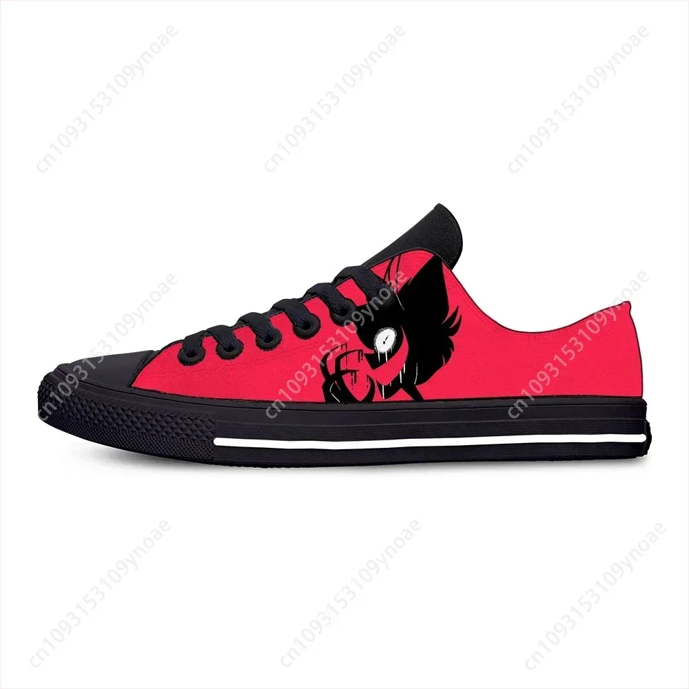 Hot Cool Summer Fashion Low Top Sneakers Breathable Classic Canvas Shoes Man Woman Hotel Hazbin High Quality Board Shoes 3