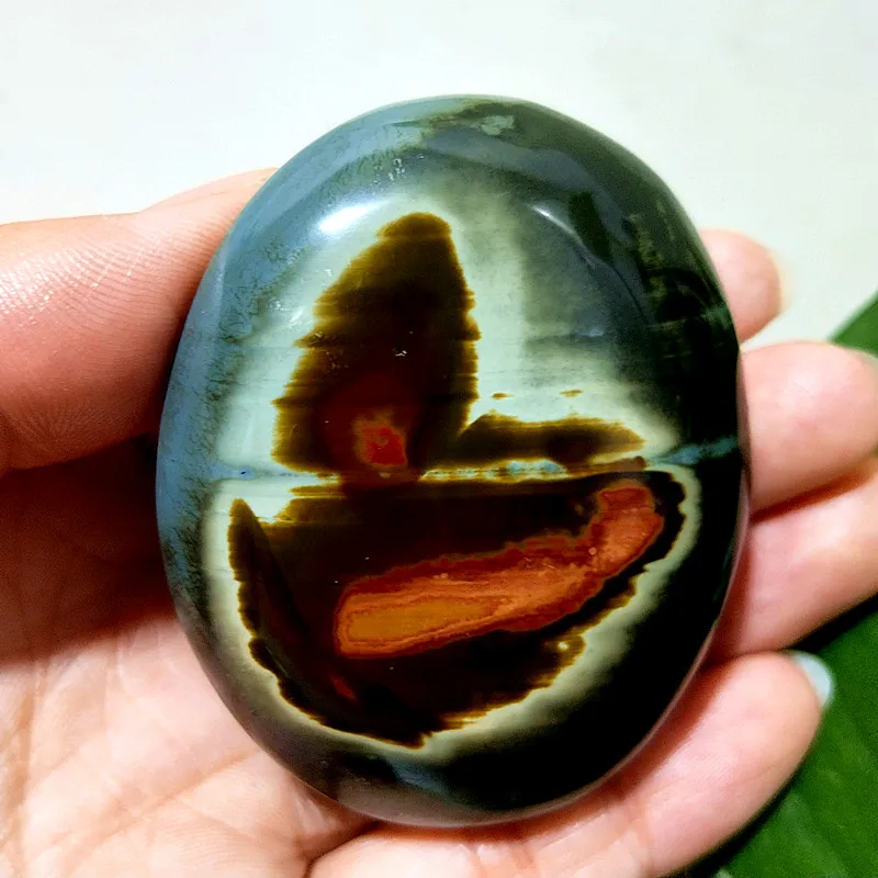 AAA  Natural Crystal Pictorial Chart Ocean Stone Palm Witchcraft Spiritual Meditation Reiki Energy Feng Shui Room Decoration