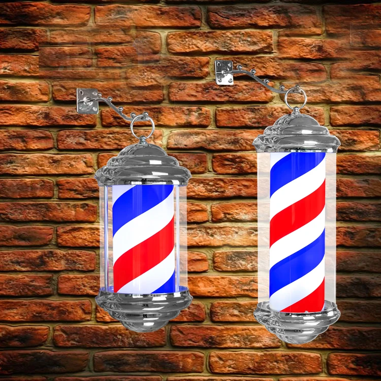 Barber Shop Turn Light Signal Lamp Hair Salon Light Box Outdoor Wall-Mounted Waterproof Floor Lamp