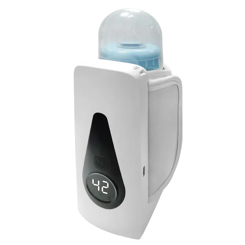 

High-quality smart portable warm bottle sterilizer real-time LCD temperature display baby rapid heating plastic electric