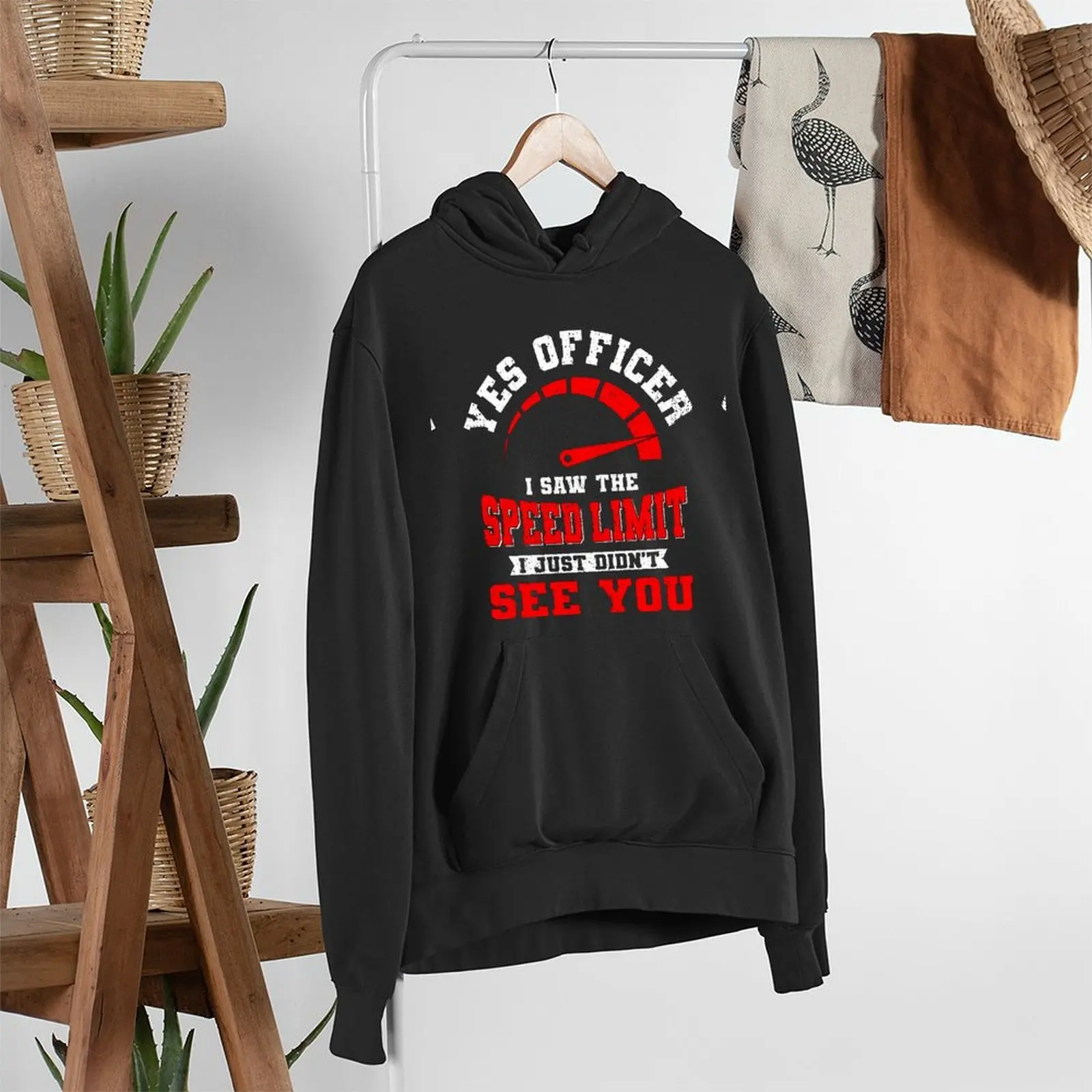 Yes Officer I Saw The Speed Limit Casual Hoodies Man I Was Caught Speeding Harajuku Pullover Hoodie Sweatshirts Oversized Top