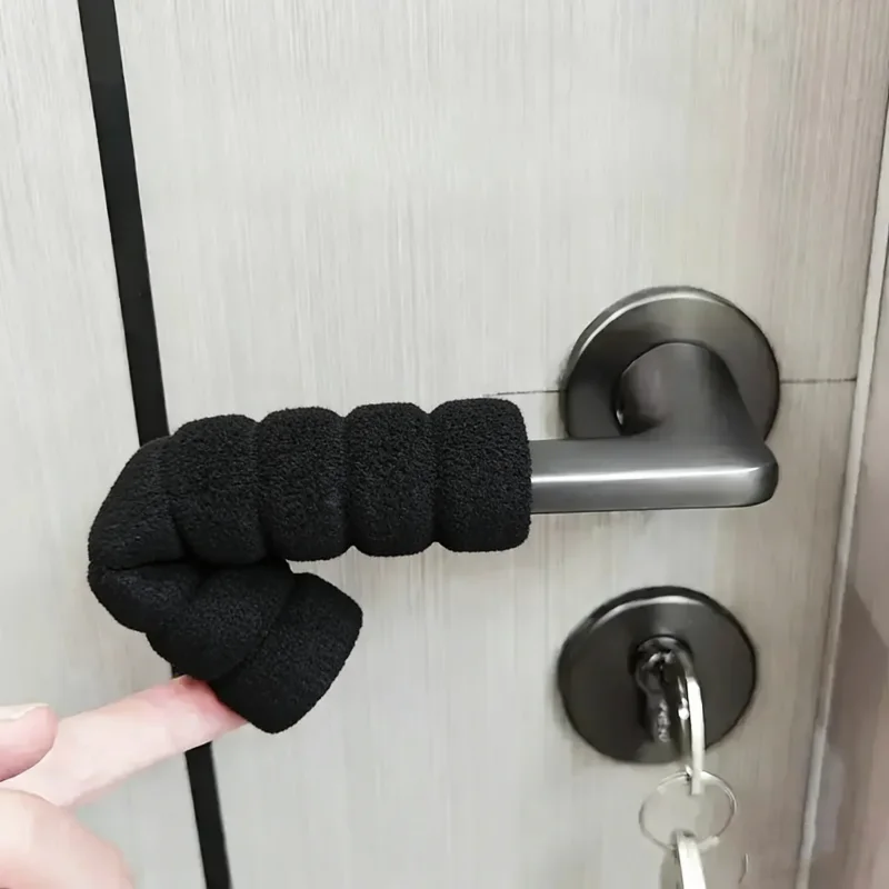 

5pcs Thick Spiral Door Knob Cover Anti-Collision Baby Safety Protector Static-Proof Door Handle Cover