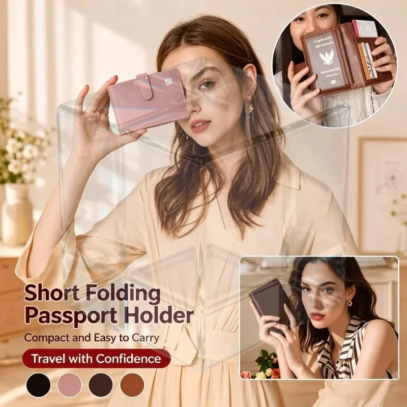 High Quality Travel Wallet Anti-Theft Water-resistant Multi-Compartment Passport Holder Portable Document Organizer