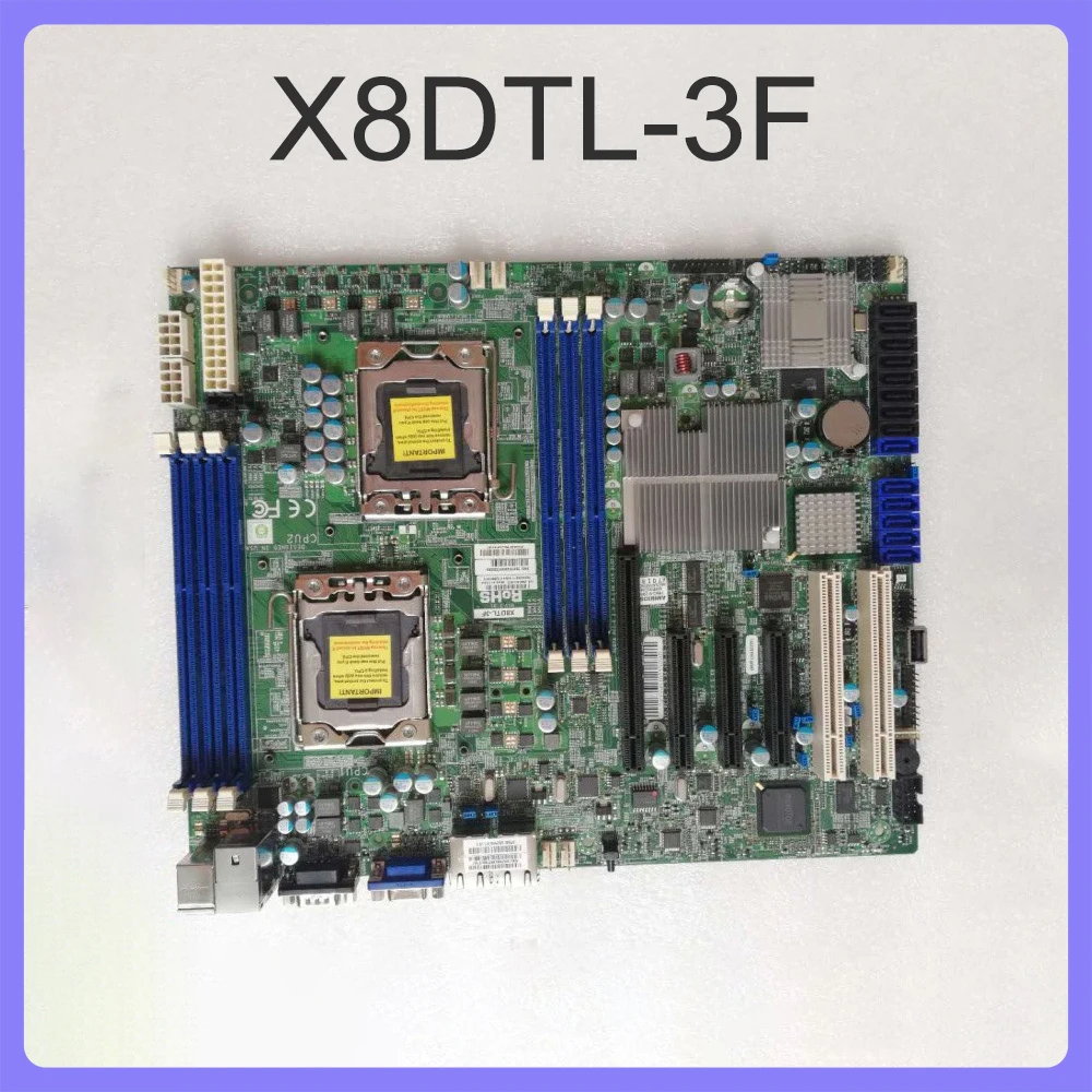 DDR3 SATA2 PCI-E 2.0 Integrated IPMI 2.0 Xeon Processor 5600/5500 Series For Supermicro Motherboard X8DTL-3F