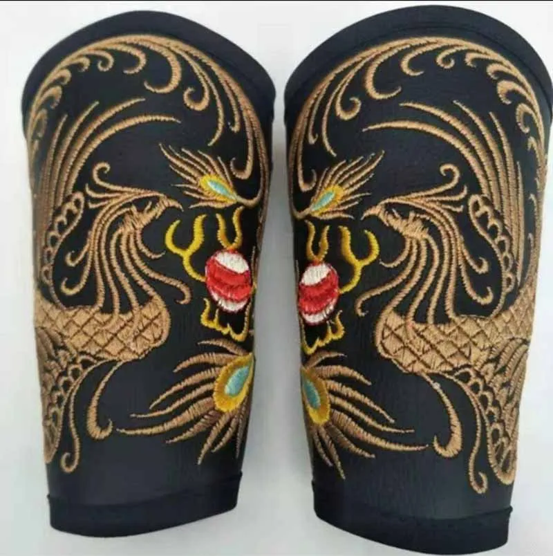 Hanfu Hat Bracer Armguards For Men Ancient Hanfu Bracer Men's Hat Flat Top Eaves Hat Chinese Ming Dynasty Cosplay Accessories