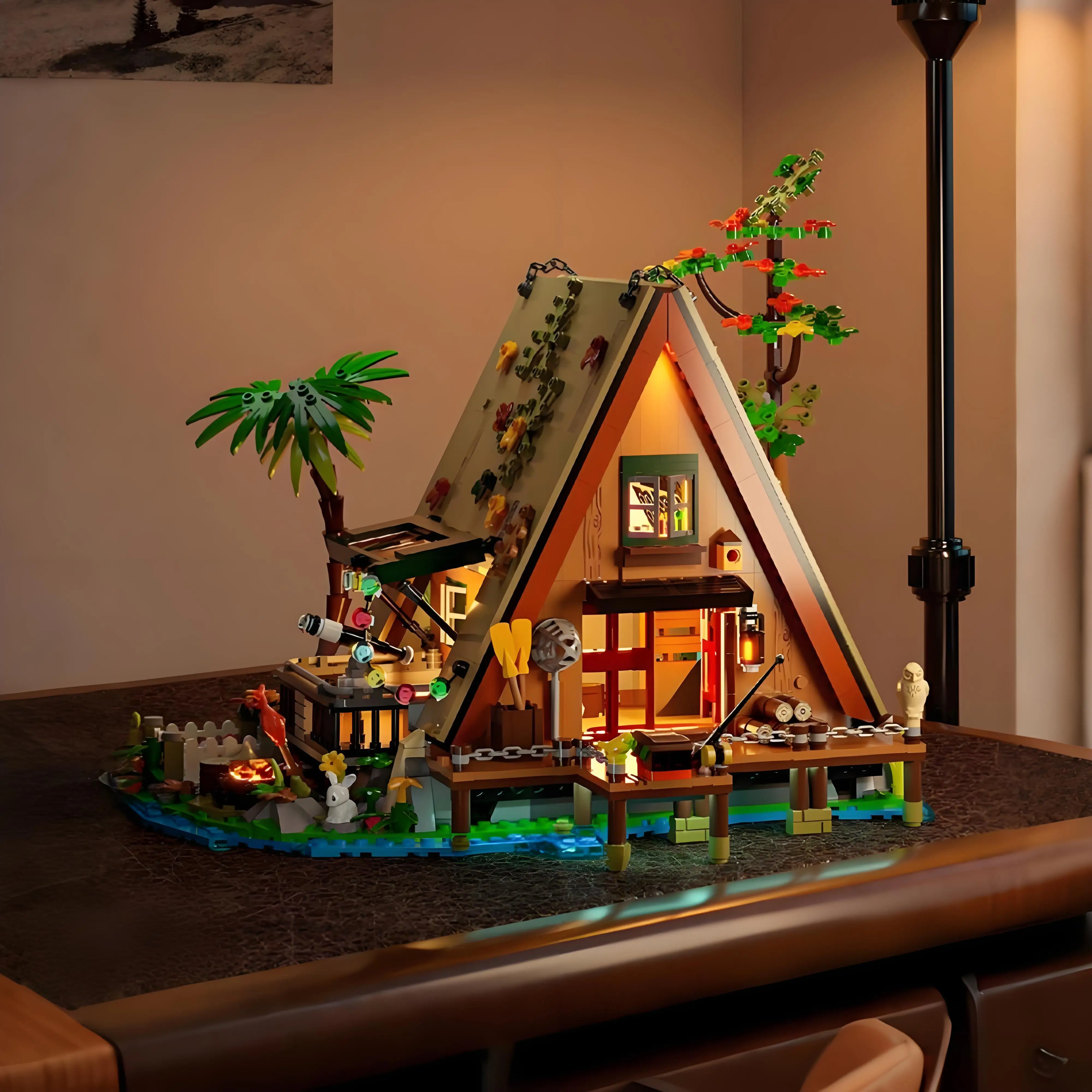 a-frame-forest-cabin-fishing-house-camping-room-apartment-streetview-friends-model-mini-building-block-bricks-toy-gift