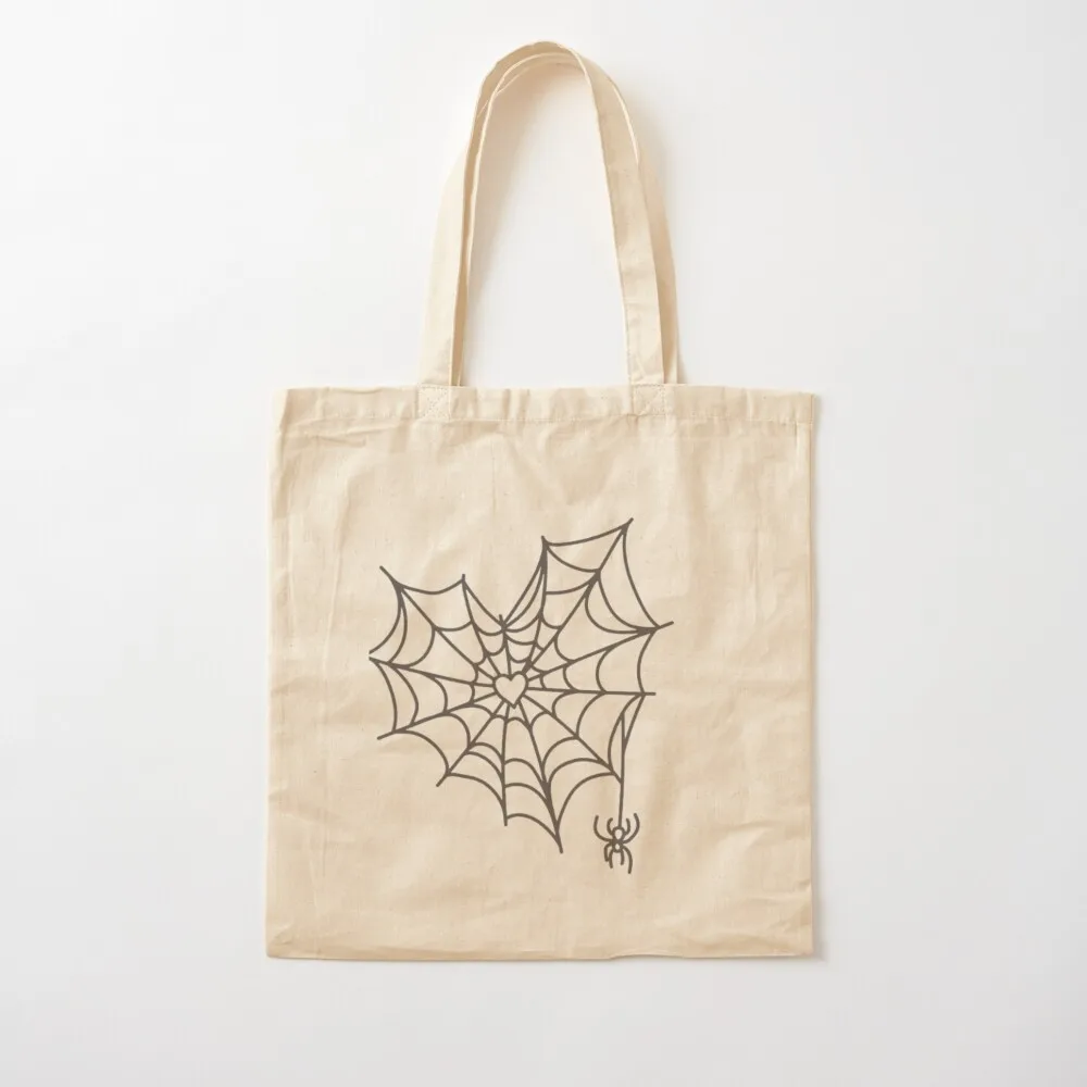 cute spiderweb Tote Bag handbag custom fabric bag bags luxury women bags for women