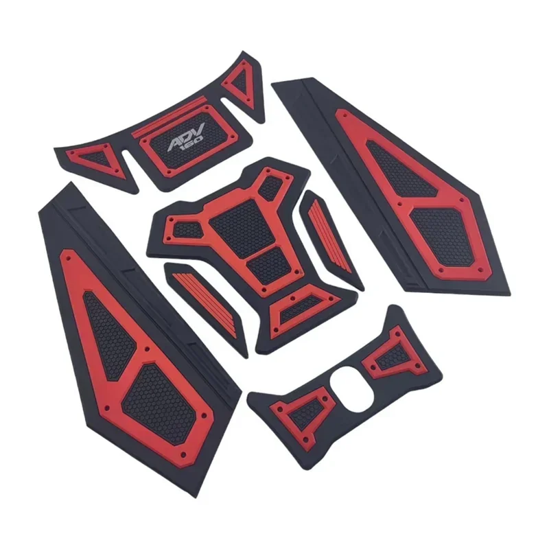 

For Honda ADV160 2022 2023 2024 Motorcycle Tank Pad Protector Sticker Decal Gas Knee Grip Traction Pad