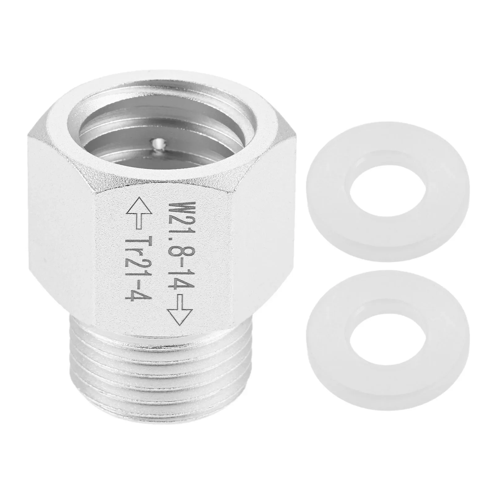 1SetReusable Soda CO2 Aquarium Cylinder Adapter for Soda Cylinder Plug TR21 4 to W21.8 CO2 Tank Regulator for Home-brewed Barrel