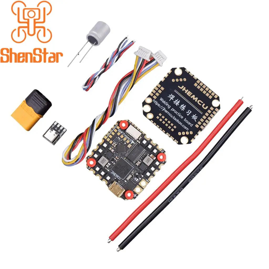 ShenStar GHF745AIO MPU6000 F745 Flight Controller BLHELI32 G071 40A / 50A 4in1 ESC 25.5X25.5mm 3-6S for RC FPV Plane Quadcopter