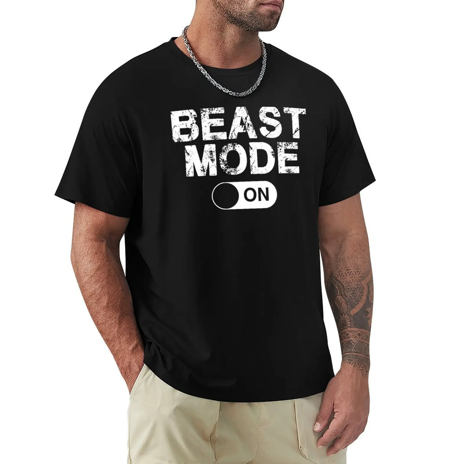 

Beast Mode On T-Shirt man t shirt anime stuff men workout shirt