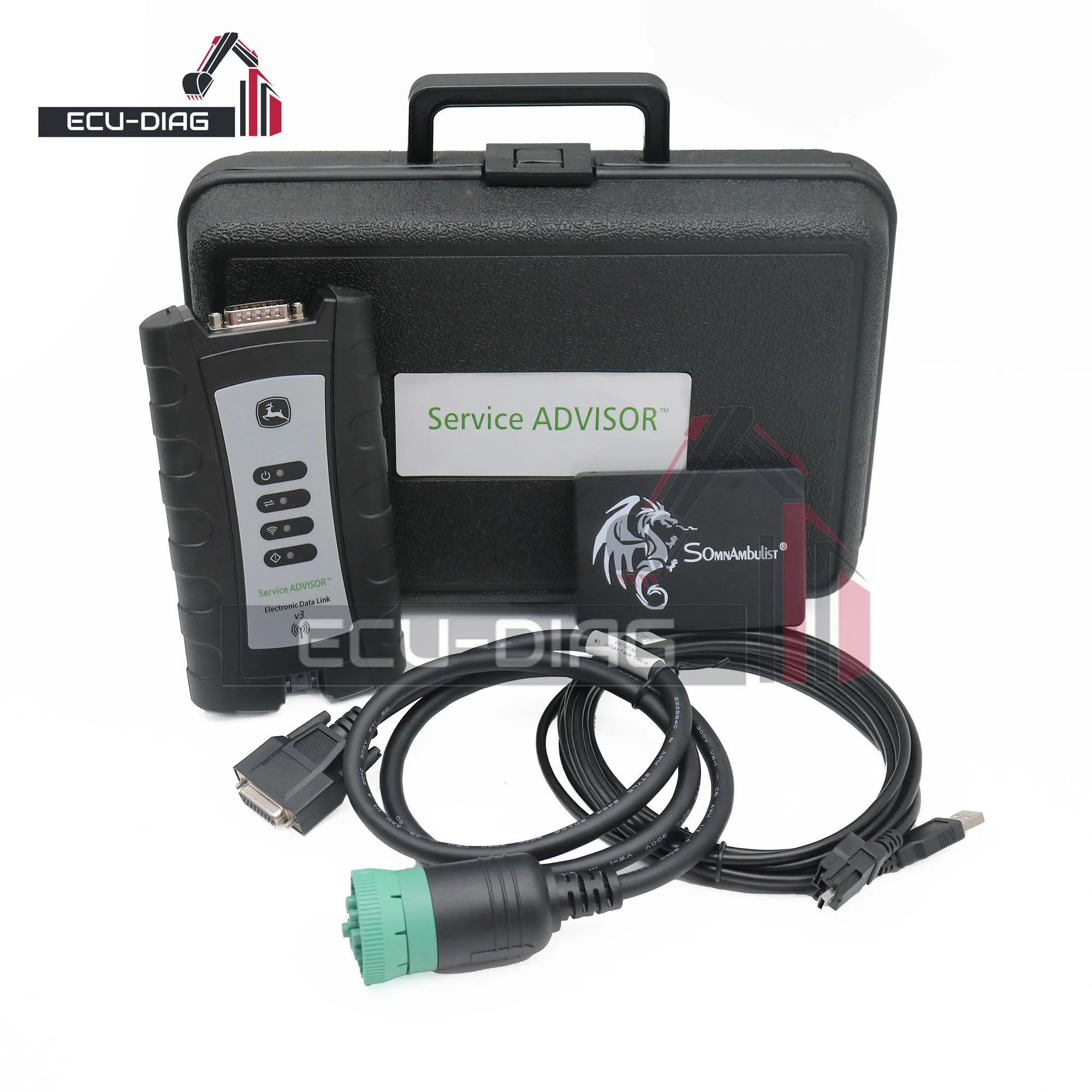 For john deere diagnostic tool EDL V3 Electronic Data Link Agriculture Tractor Construction for EDL Scanner Interface