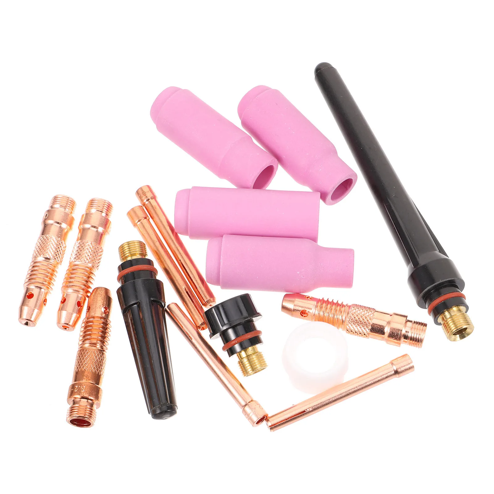 1 مجموعة شعلة لحام الملحقات الثقيلة Tig كأس شبكة سلكية شاشة تعزيز حماية تدفق الهواء لحام Tig المهنية #3