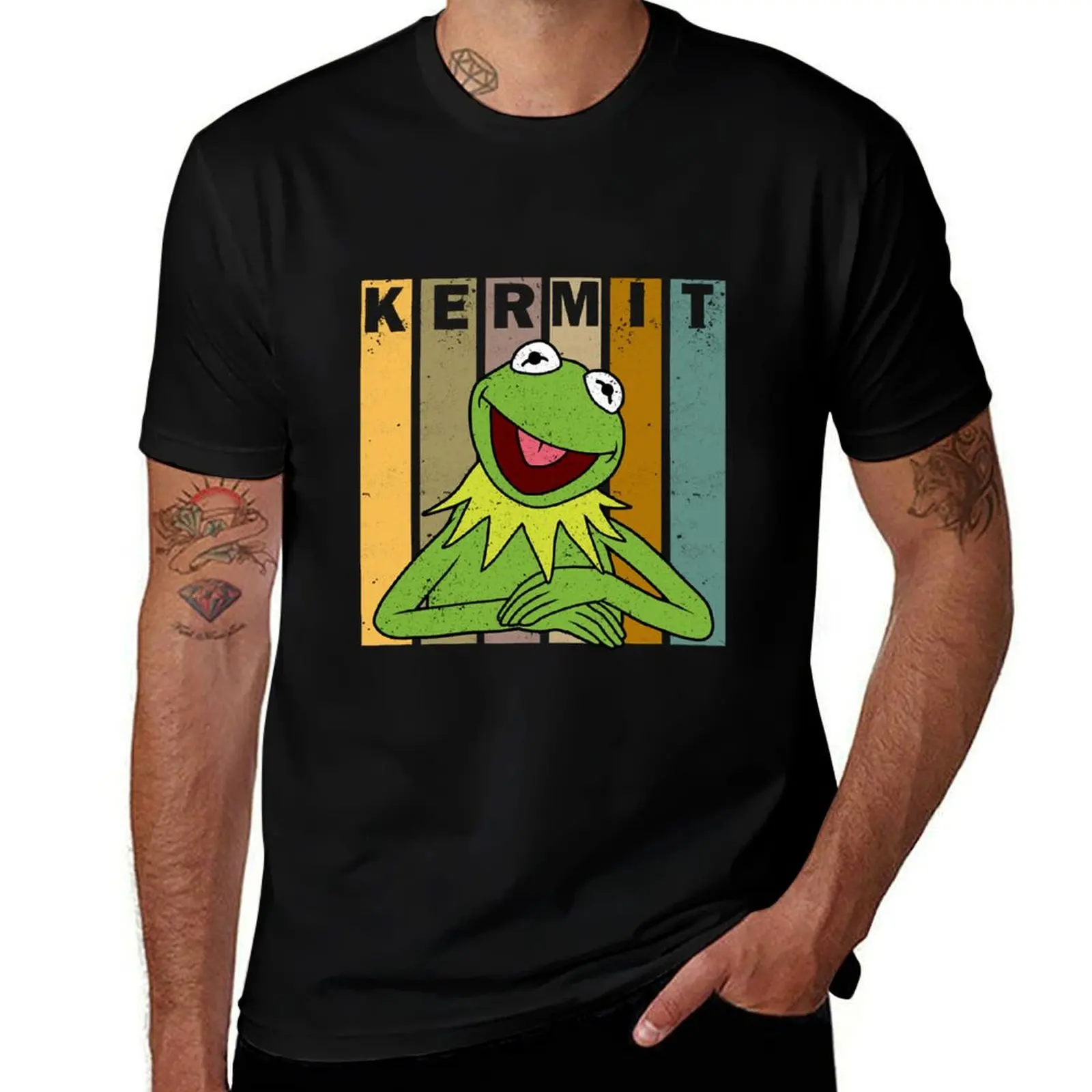 

Kermit T-Shirt t shirt man cotton t shirts for man graphic funny anime tshirt T-Shirt