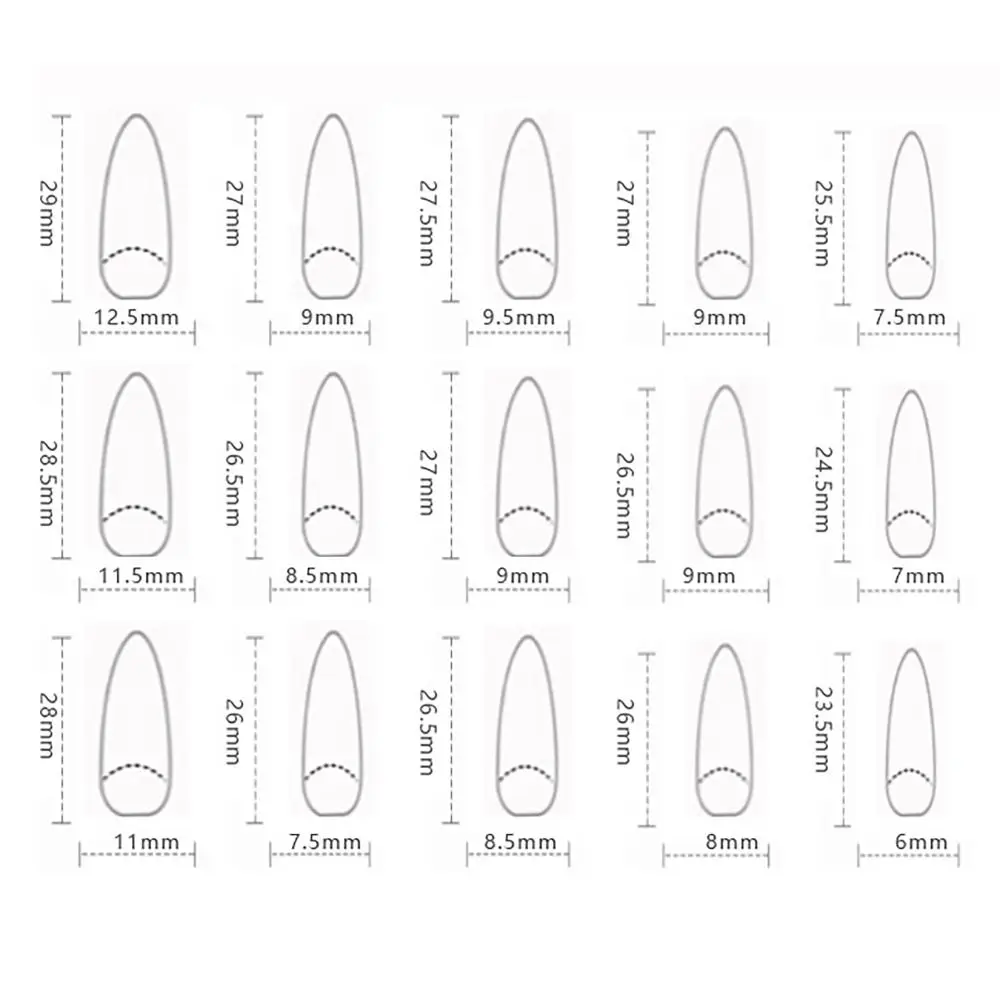 24/30 pièces mode épices paillettes faux ongles encre peinture fleur tache faux ongles amour doré français ongles conseils pour femmes fille