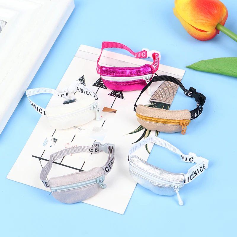 1/6 1/8 1/12 Puppen Tasche DIY Puppe Spielzeug Rucksack für handgemachte Gürteltasche Zubehör