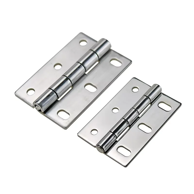 3pcs Stainless Steel Asymmetric Waist Hole Butterfly Hinge Industrial Machinery Equipment Mobile Cabinet Hinge