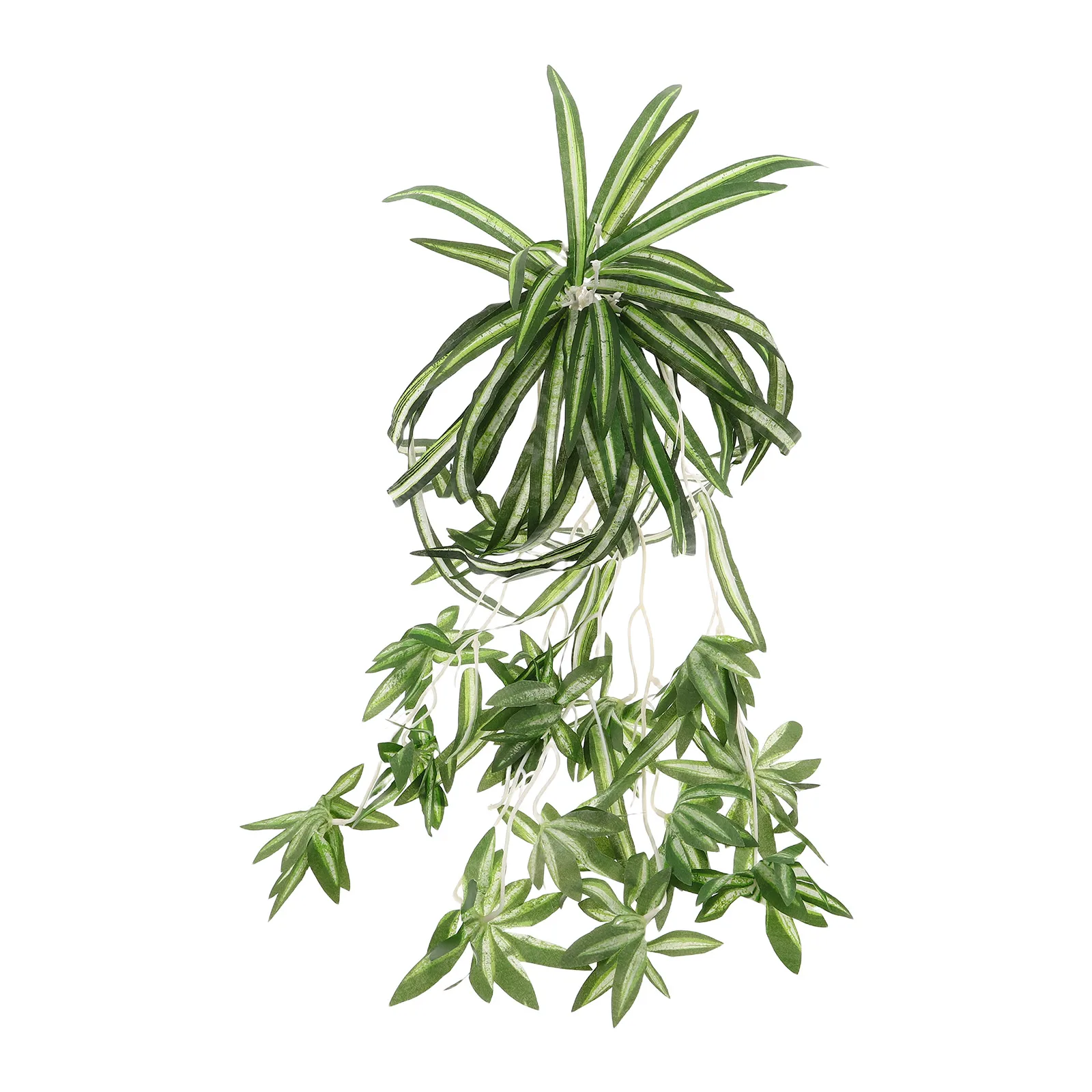 

1pcs Fake Hanging Plants Artificial Greenery Wall Decor Realistic Faux Plants for TV Background Decoration Fake Leaves Hanging