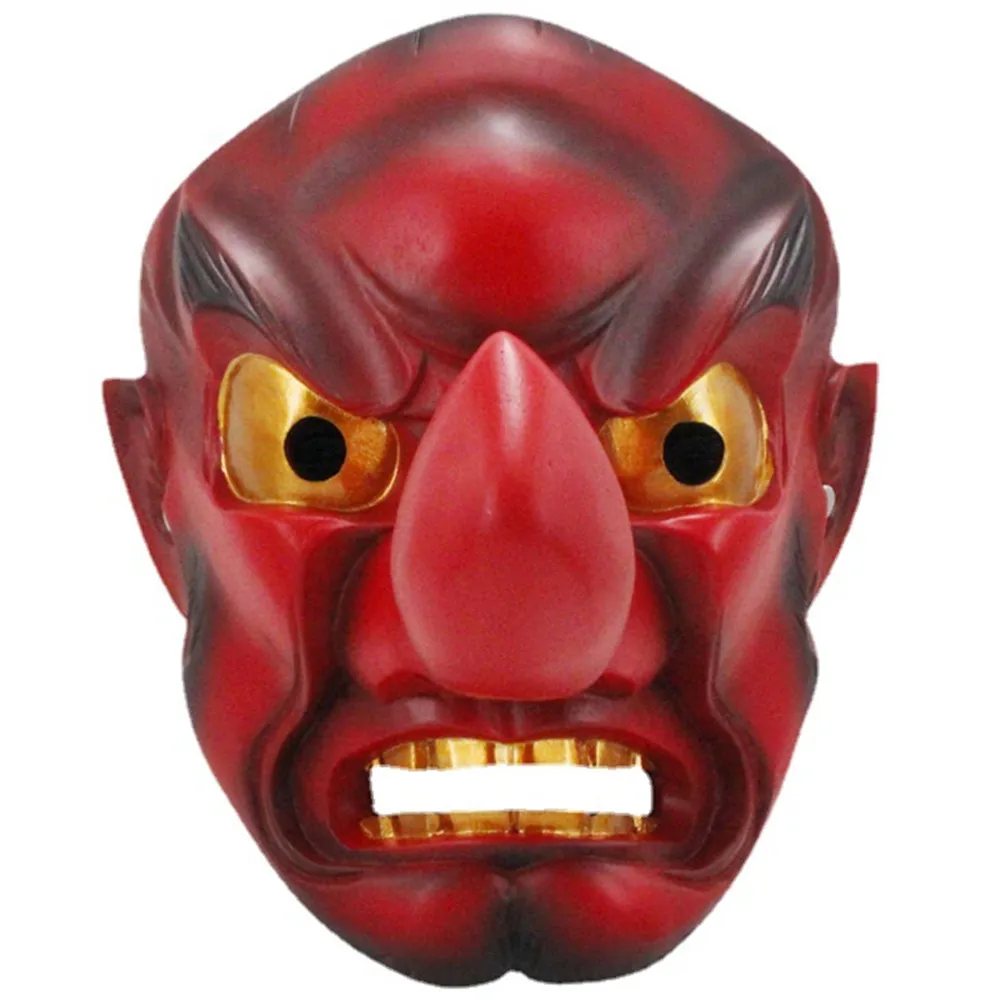 

Prajna Mask, Japanese Long nosed Tengu Mask, Halloween Prop