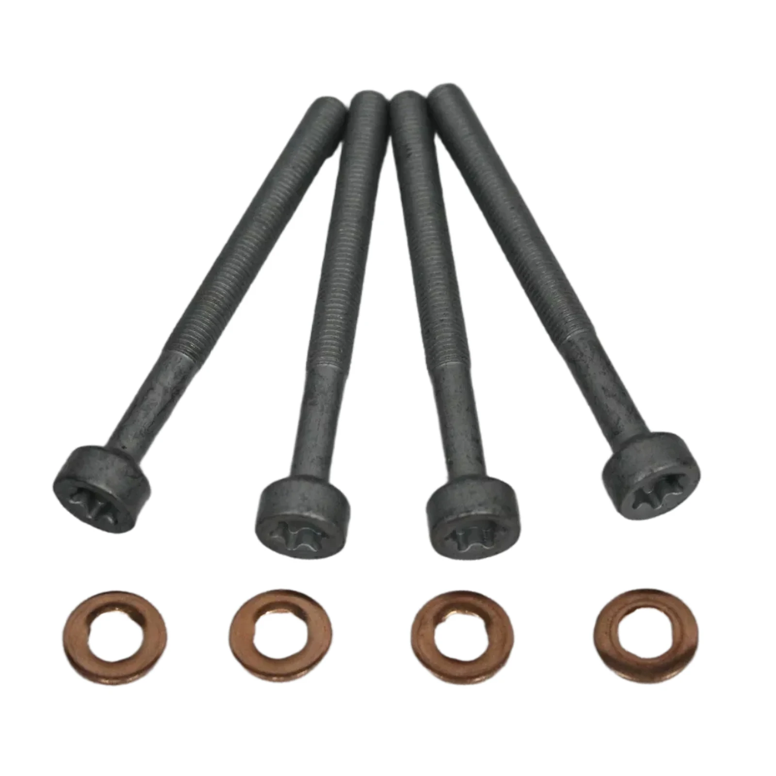 

8pcs Car Injector Bolts Copper Washers A0019902607 For Mercedes For 651 Diesel Fuel Injector Bolts Car Accessories