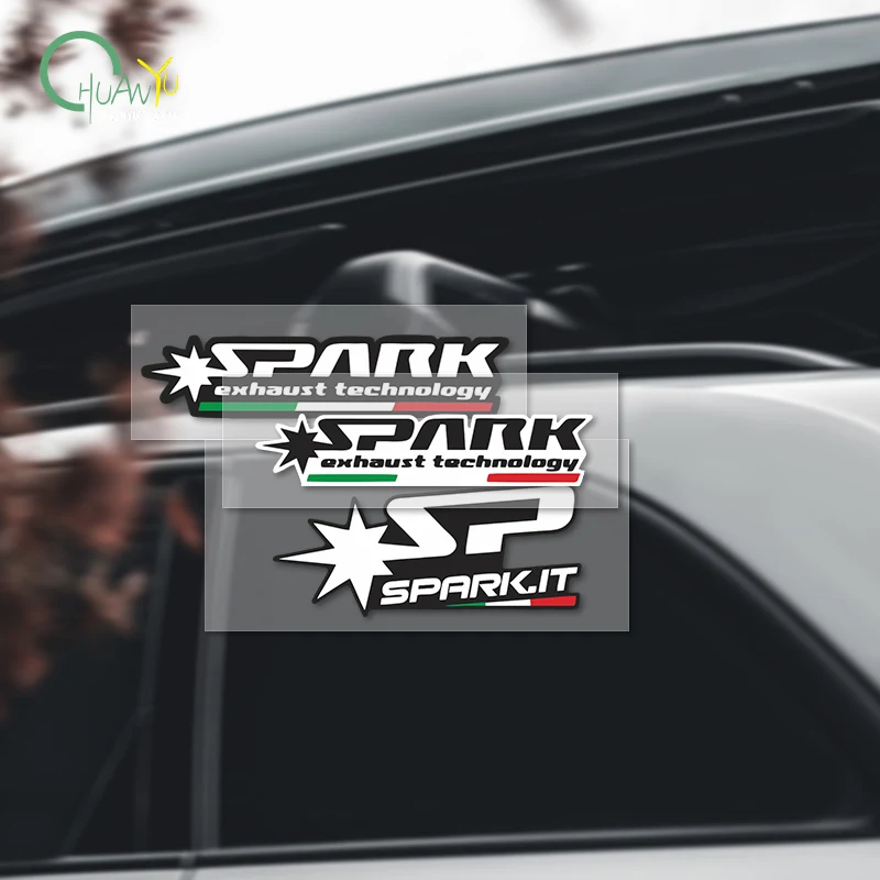 Scorpio exhaust pipe reflective sticker; motorcycle tail end modification decal; car decoration AK sticker