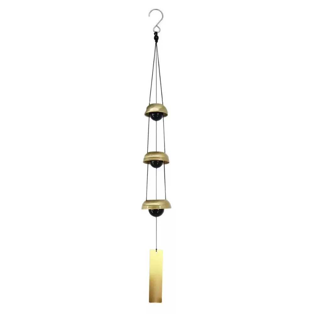 3/5 Layer Japanese Style Metal Wind Chime Crisp Sound Vintage Courtyard Pagoda Wind Chimes with Hook Wishing Wind Chime