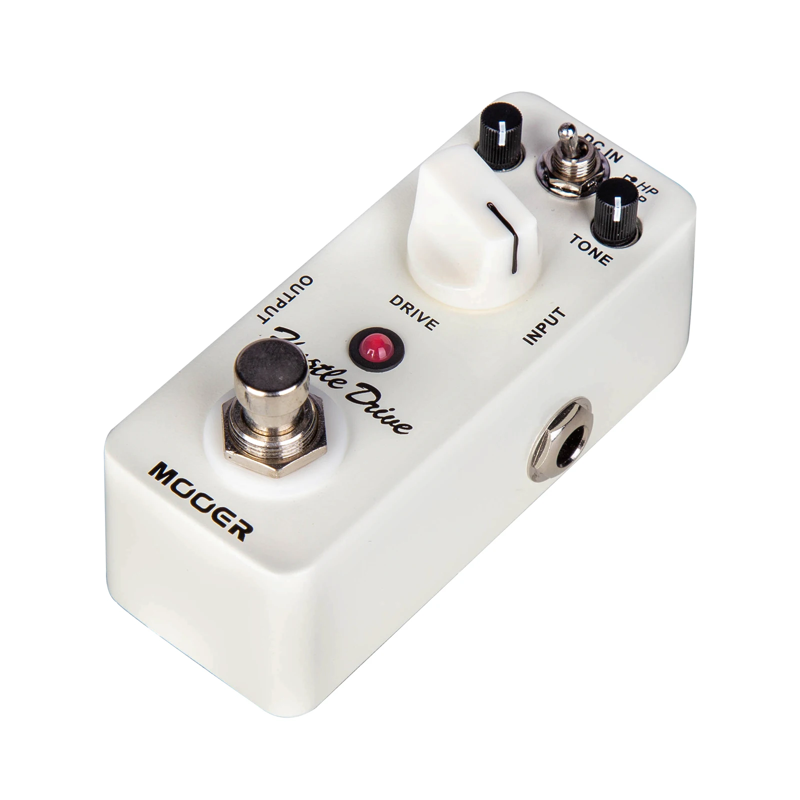 MOOER Hustle Drive Distortion Pedal, Electric Guitar Distortion Pedal, 2 Work Modes: High/Low Peak Mode