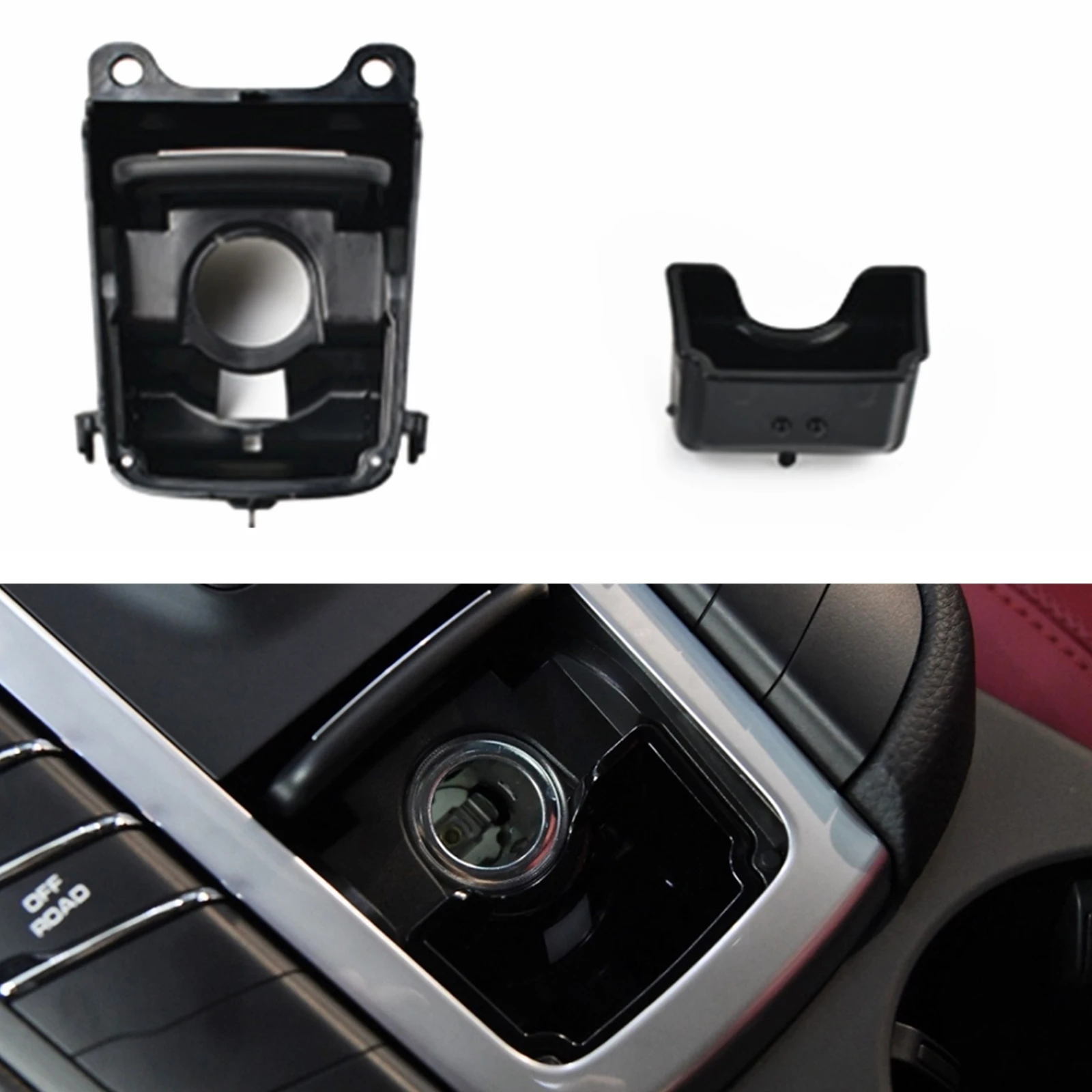 

Center Console Panel Ashtray Assembly Liner Kit For Porsche Macan 95B 2014-2018 95B-2 2014-2020