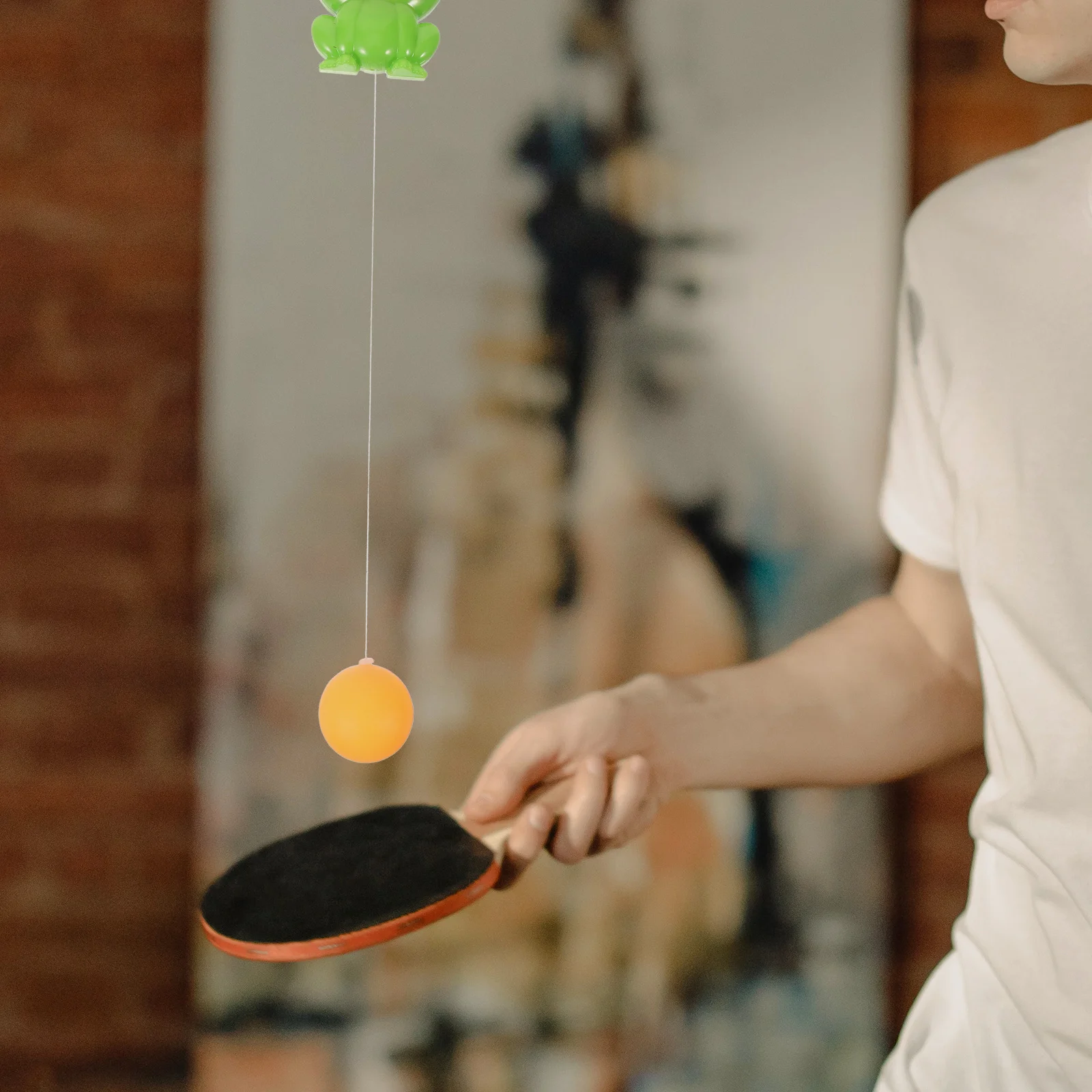 

1Set Fun Table Tennis Exercising Kit for Beginners Kids Friendly Design Portable Indoor Game for Family Play Training Tool