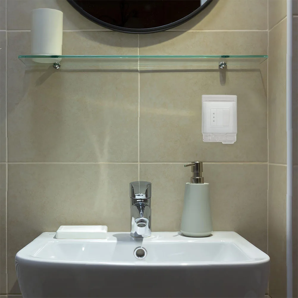 

2pcs Waterproof Socket 86 Type Clear Flip Cover For Outdoor Wall Outlets Electrical Box Protective Cover For Washing Machine