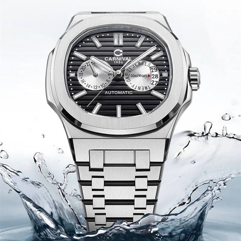 Switzerland Carnival MIYOTA Automatic Watch for Men Luxury Brand Mechanical Men‘s Watches Sapphire Panda Eyes 2026 Reloj Hombre