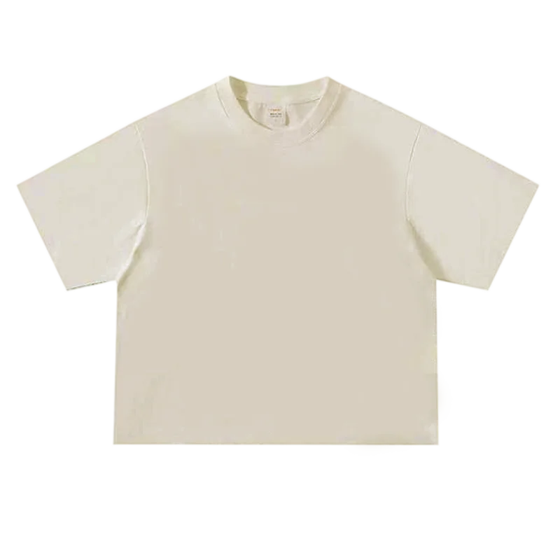 Basic Boxy Fit O-Neck Halbarm-Lauf-T-Shirts für Herren, 240 g/m², 100 % Baumwolle, Oversized Heavyweight T-Shirts, lockere Sportbekleidung
