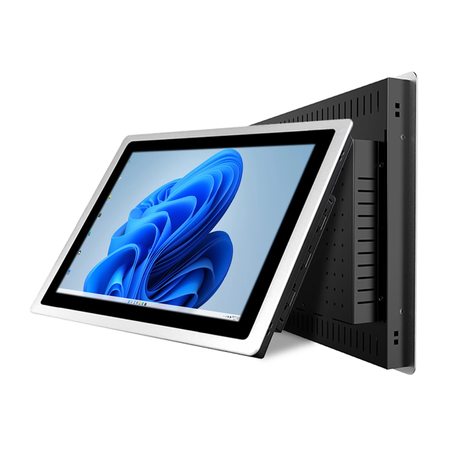 PC industrial todo en uno de 10, 12 y 15 pulgadas con pantalla táctil capacitiva, mini panel de ordenador, wifi incorporado para win10 pro 1024*768