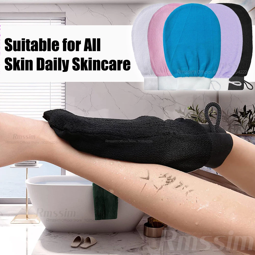 

Скраб, отшелушивающие перчатки, безболезненный скраб для спины, омертвевшая кожа, массажные перчатки для лица, глубоко очищающие полотенца для тела, массажная варежка для душа