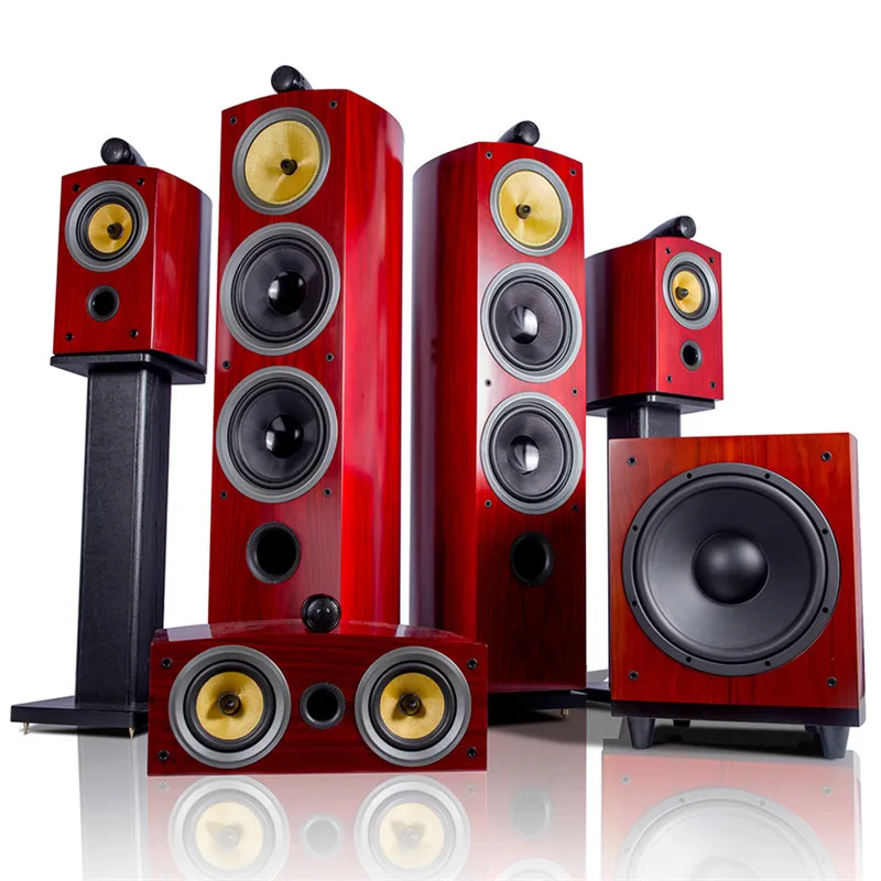 Wooden Home Theater Speaker Set Sound 12 Inch Subwoofer